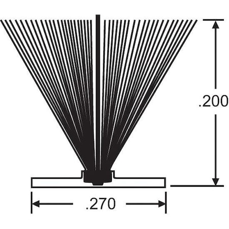 Strybuc Gray Weatherstrip .270 x .200 WDW 33 GR